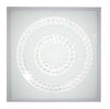 Plafonnier LED Lux nickel satiné, verre (réf. 10-60693)