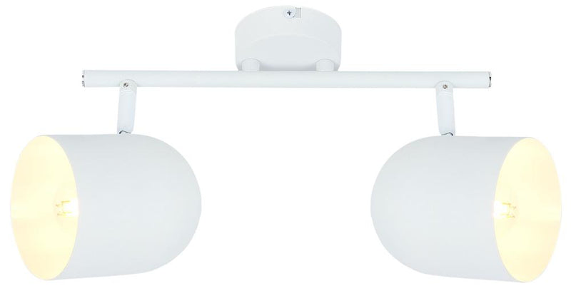 Plafonnier Azuro 2 lumières blanc
