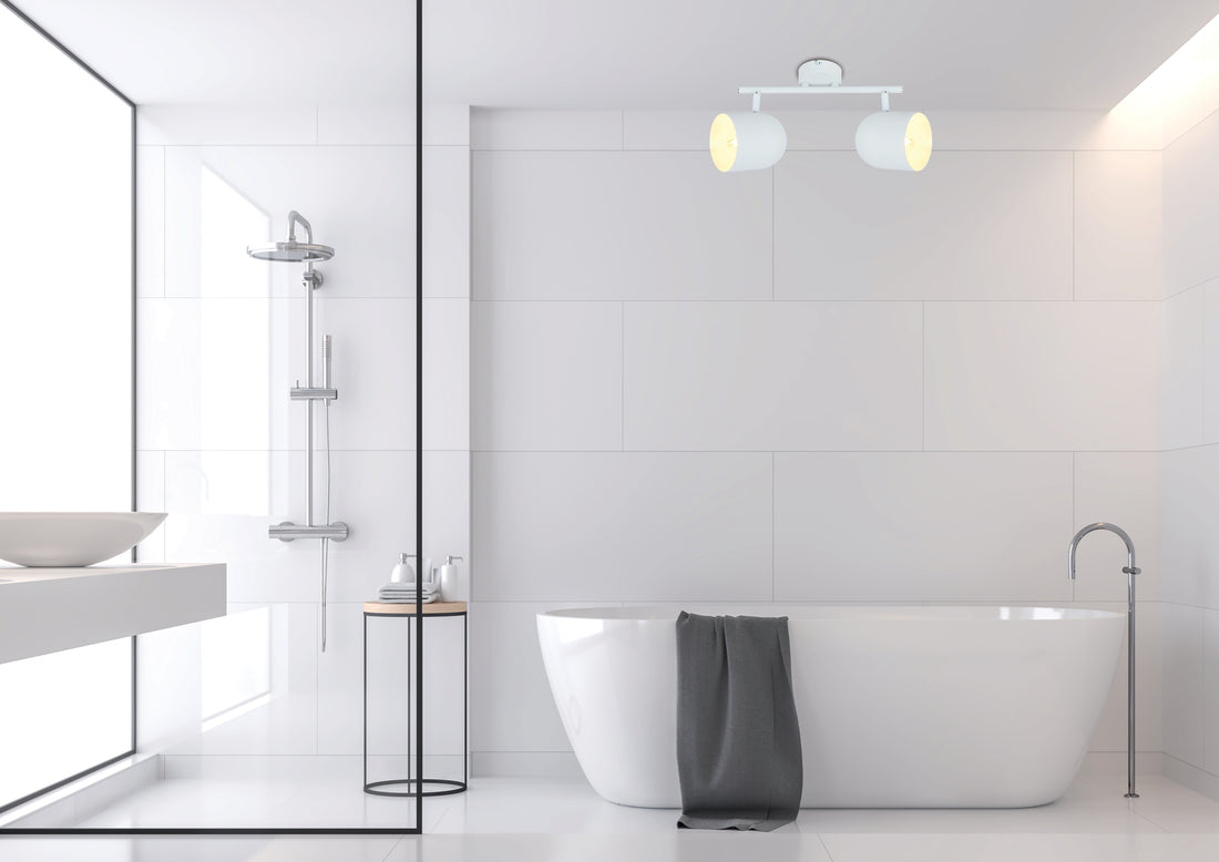 Plafonnier Azuro 2 lumières blanc