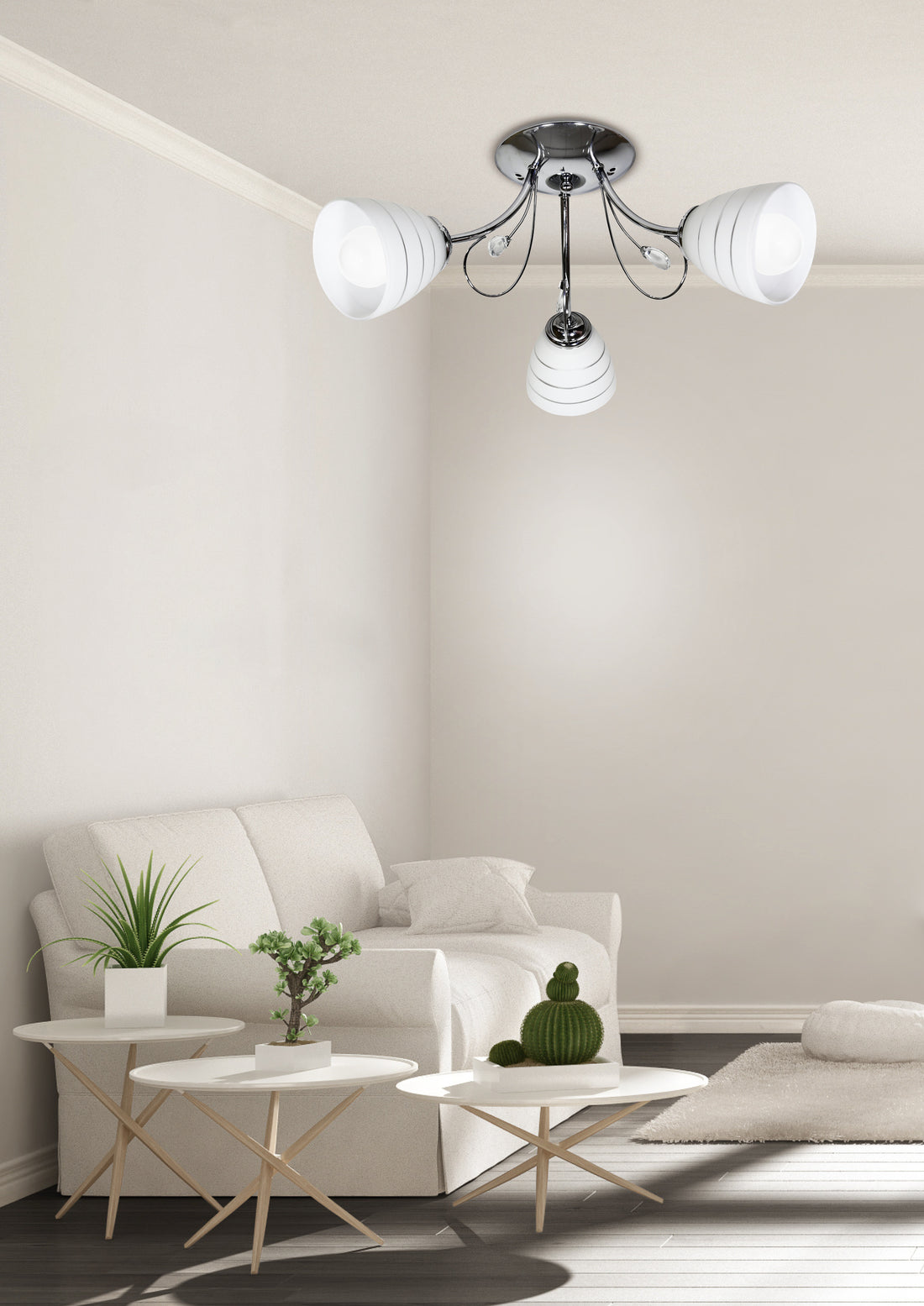 Suspension luminaire | Simpoland Chromée