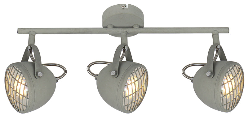 Plafonnier Pent 3 lumières gris