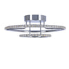 Plafonnier LED Adel chromé, cristal