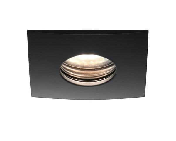 Spot encastrable SH-13 étanche carré noir mat, verre