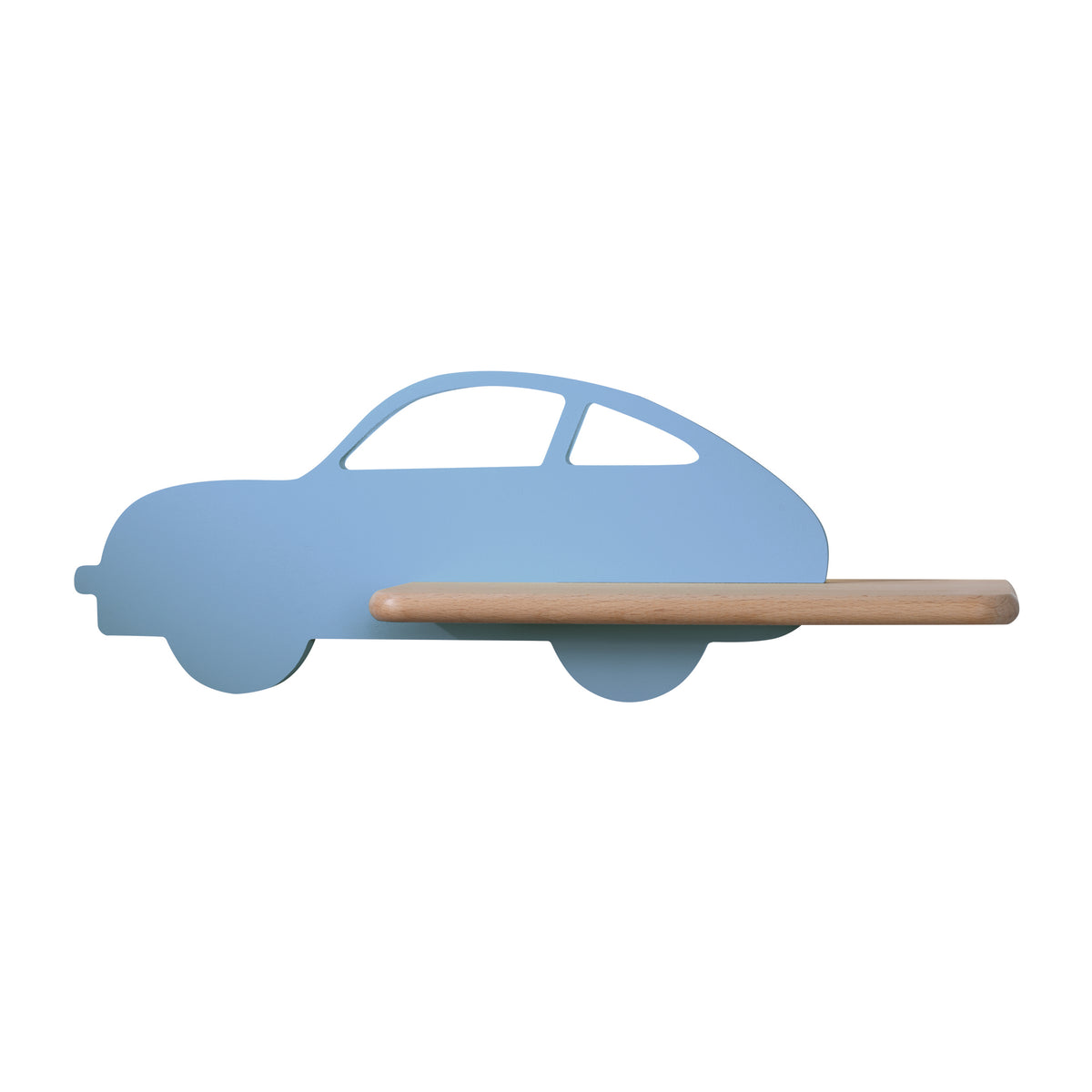 Applique murale LED Car pour chambre d'enfant bleue, bois (réf. 21-84798)