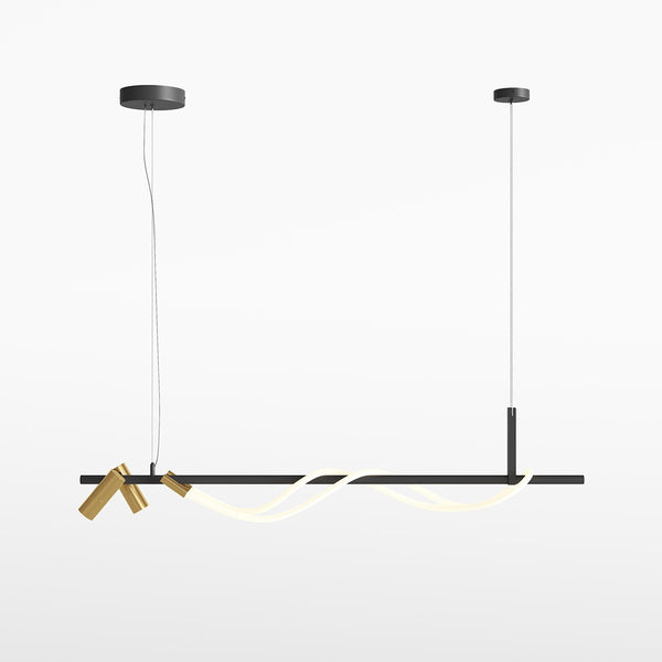 Tau Suspension luminaire noir
