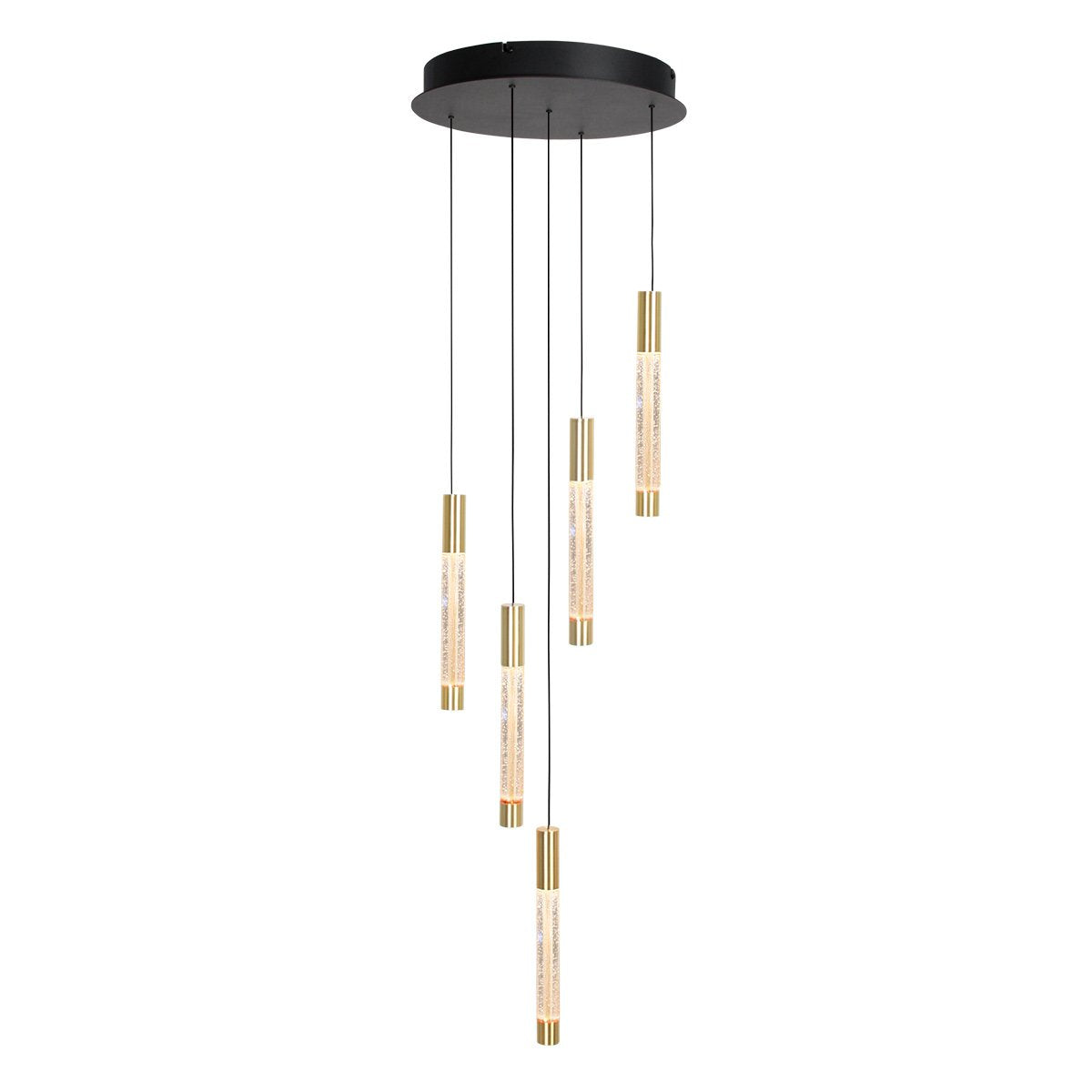 Suspension luminaire Alisio doré