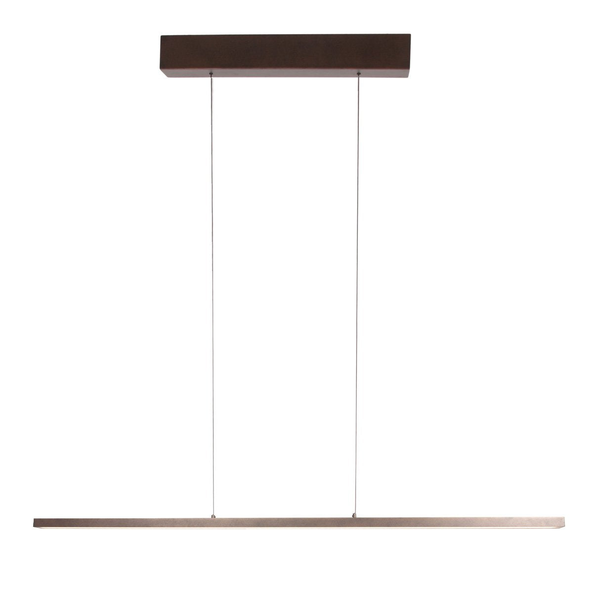 Suspension luminaire Bande marron