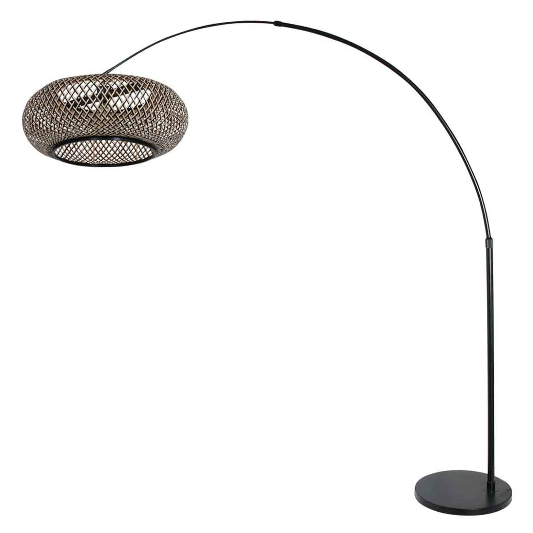 Lampadaire Maze-Natural noir