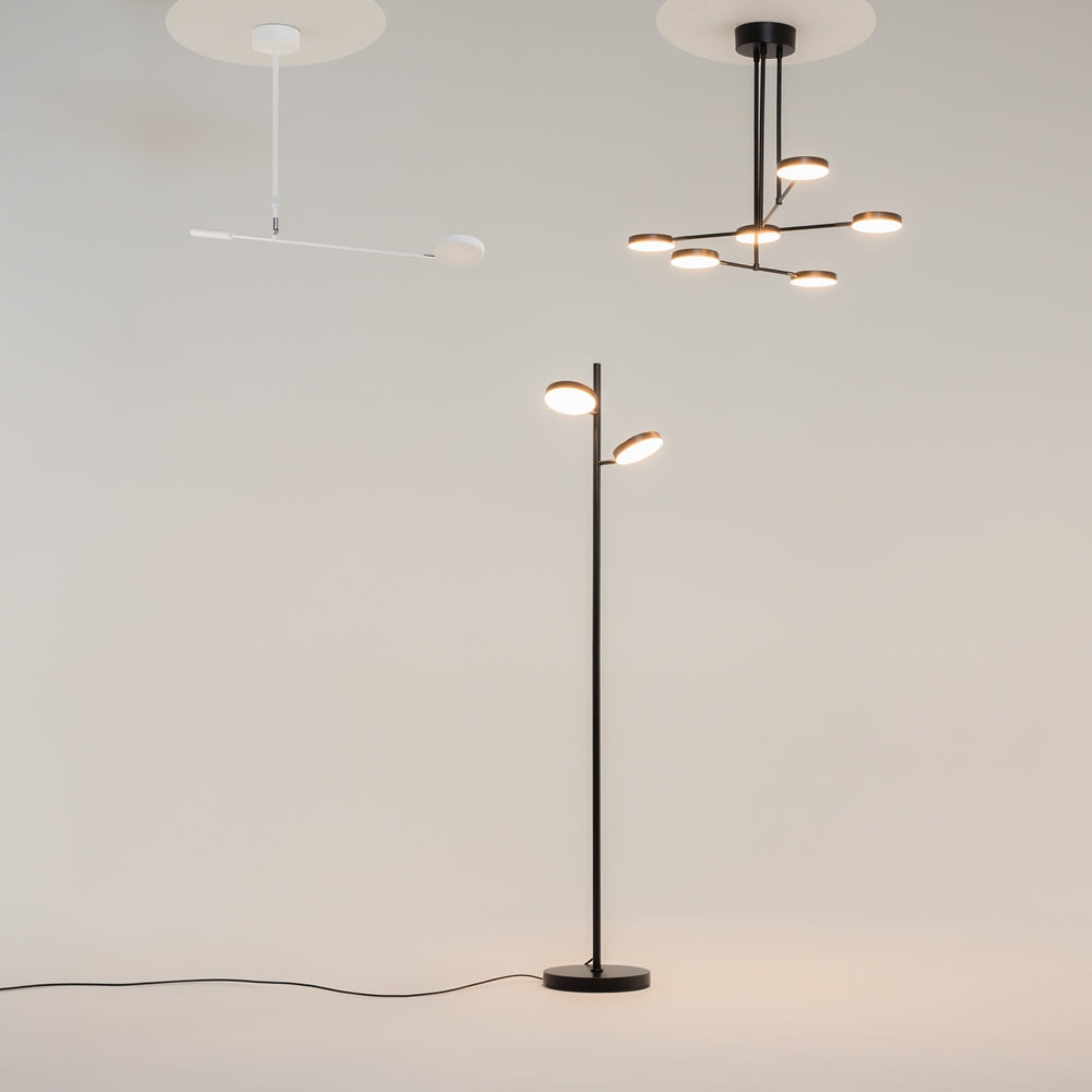 Fad Lampadaire noir