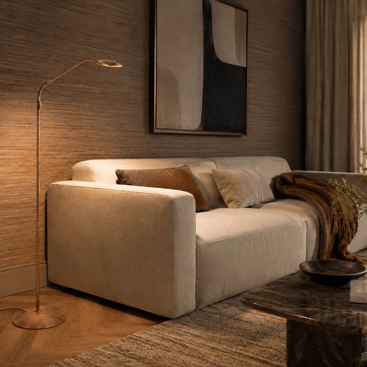 Lampadaire Zenith2 bronze