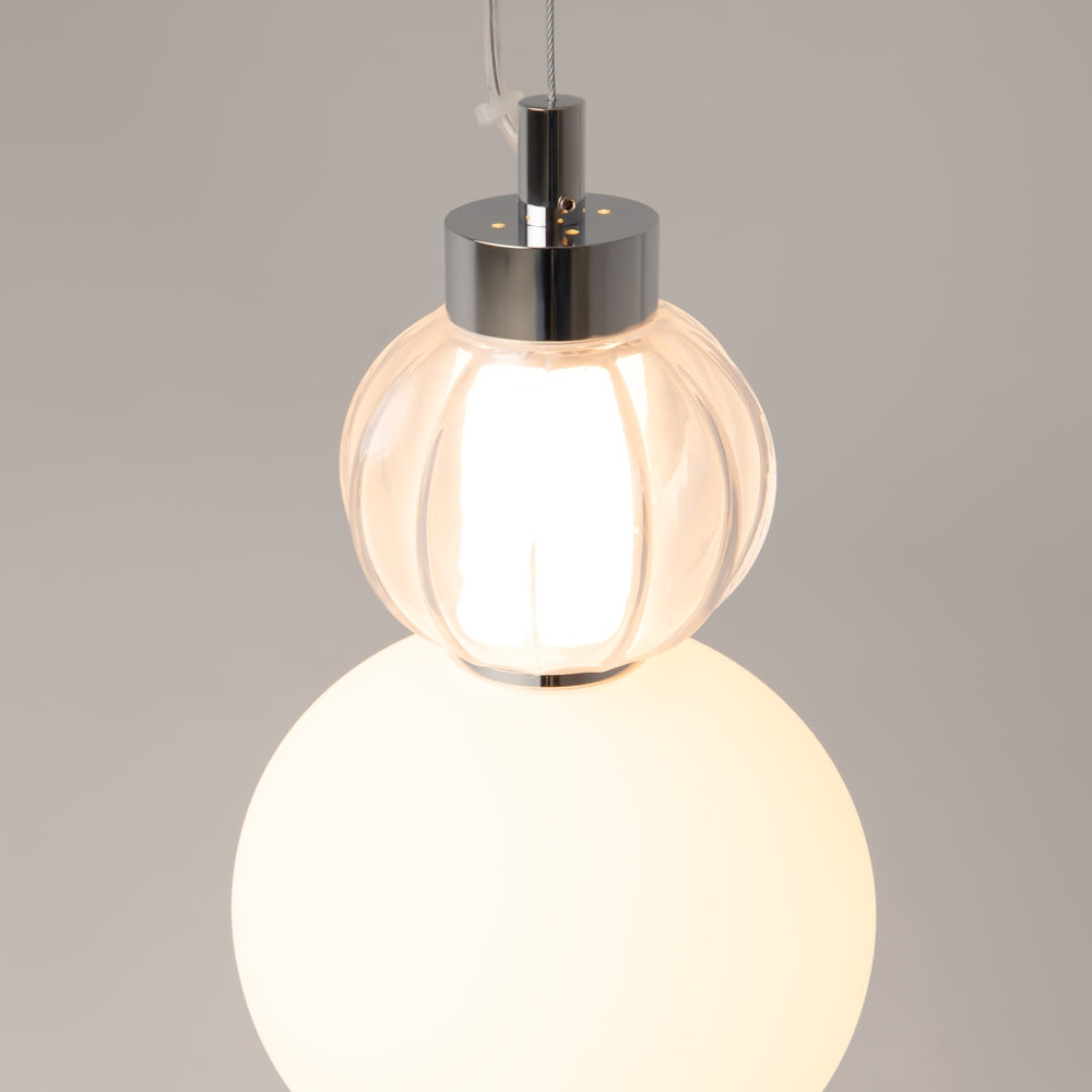 Collar Suspension luminaire argenté