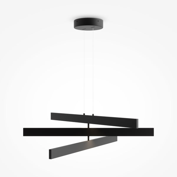 Origami Suspension luminaire noir