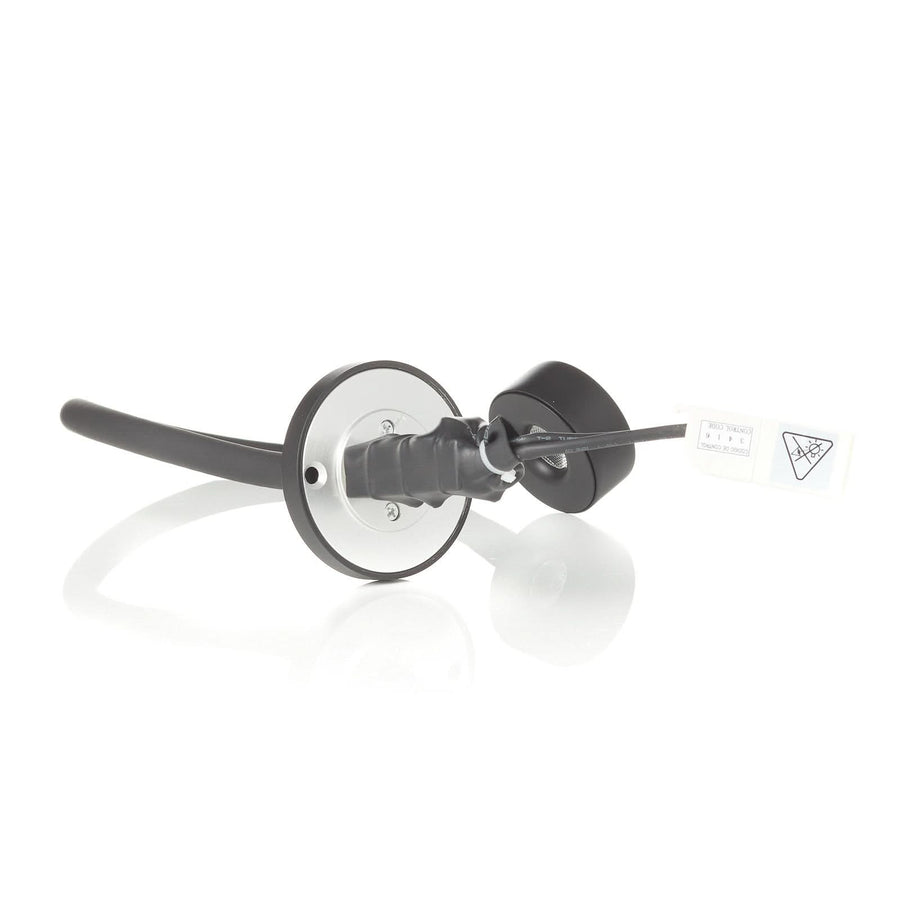 Applique murale LED Link en aluminium, noir, Ø 7 cm