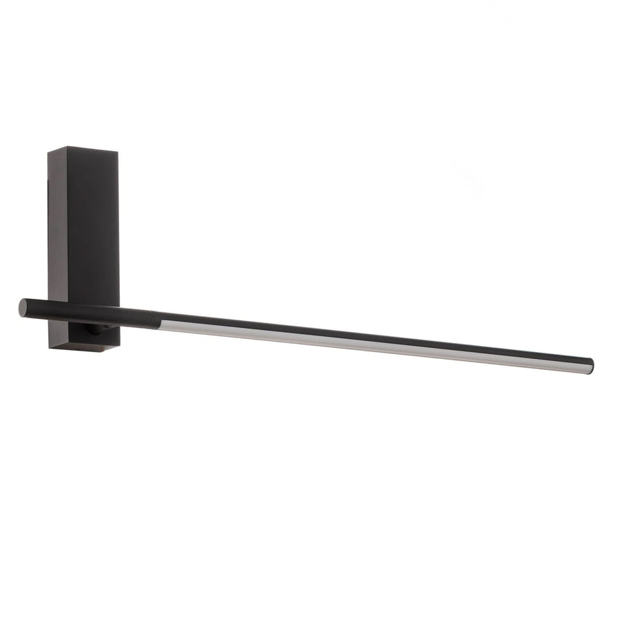 Applique murale LED Tubs en aluminium, noir, Ø 1,6 cm