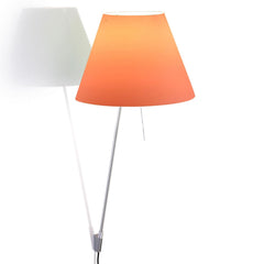 Applique murale Costanza D13aif en aluminium, orange, Ø 46 cm