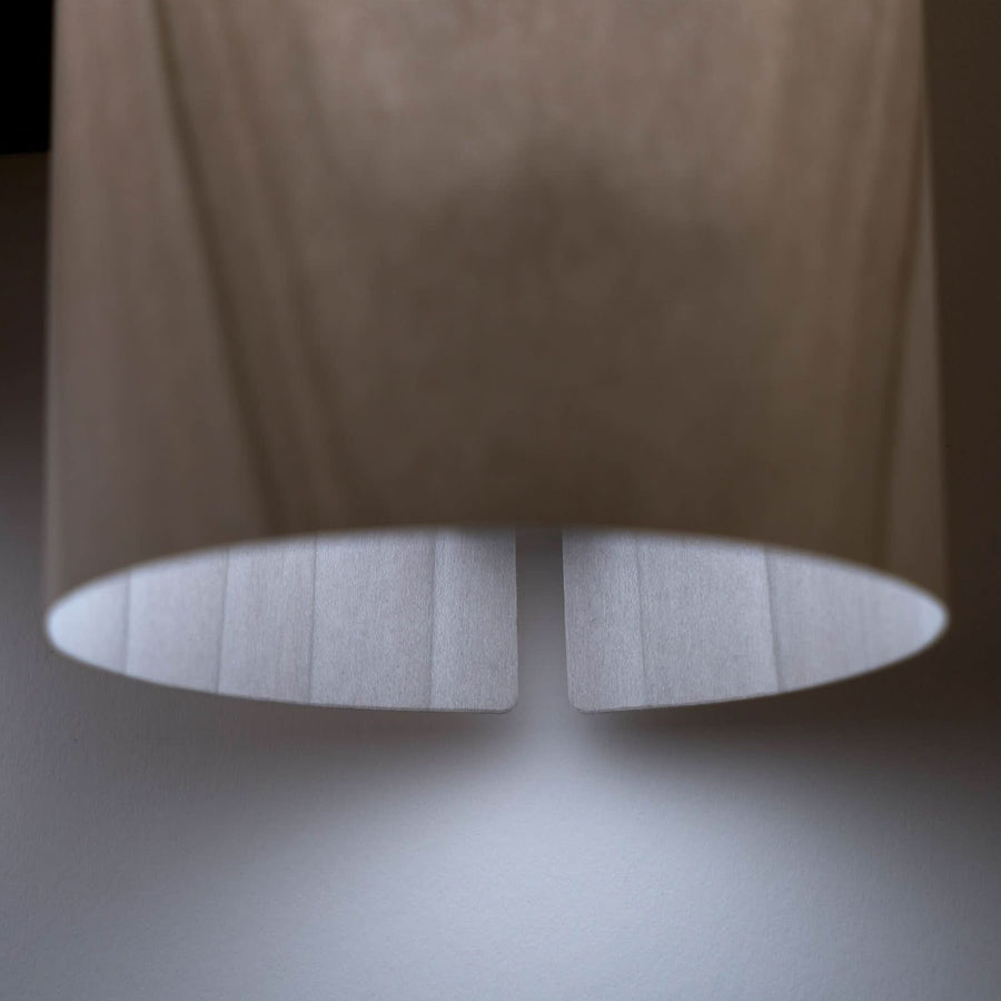 Applique murale LED Black Note Duplet en métal, gris et noir, hauteur 34,5 cm