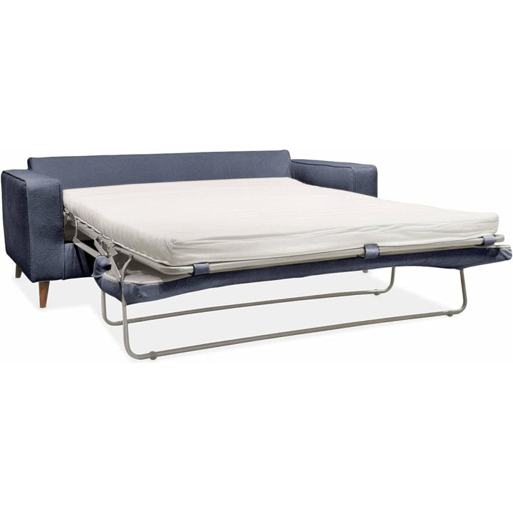 Alice'S Home - Canapé Lit 3 Places Bleu Avec Matelas 12Cm D'Épaisseur. Fabriqué En France | Designix -     - https://designix.fr/