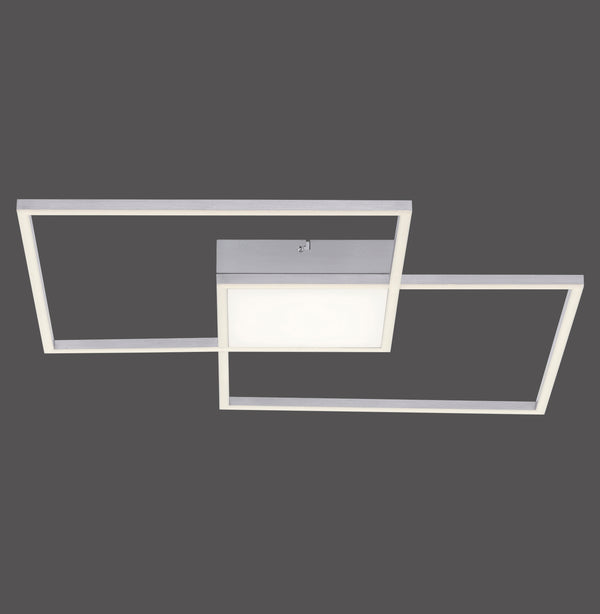 Plafonnier Asmin acier, H 60 cm