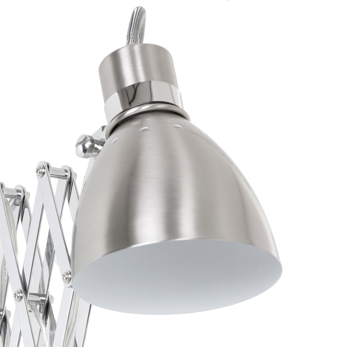 Applique murale Spring 6290ST en acier avec douille E27 et variateur rotatif