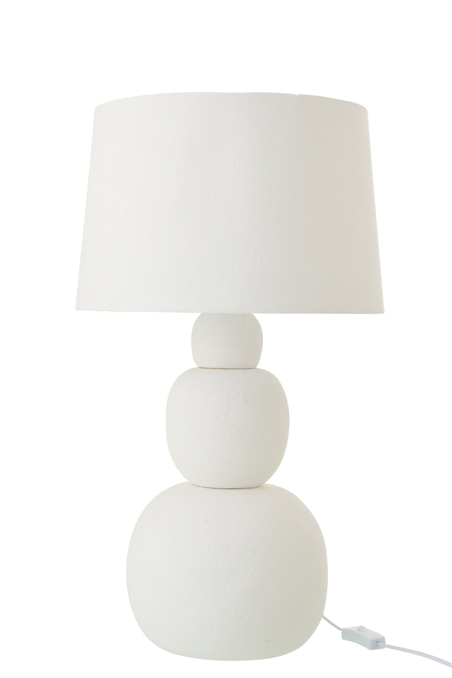 Lampe à poser Renée en céramique blanche, grand modèle