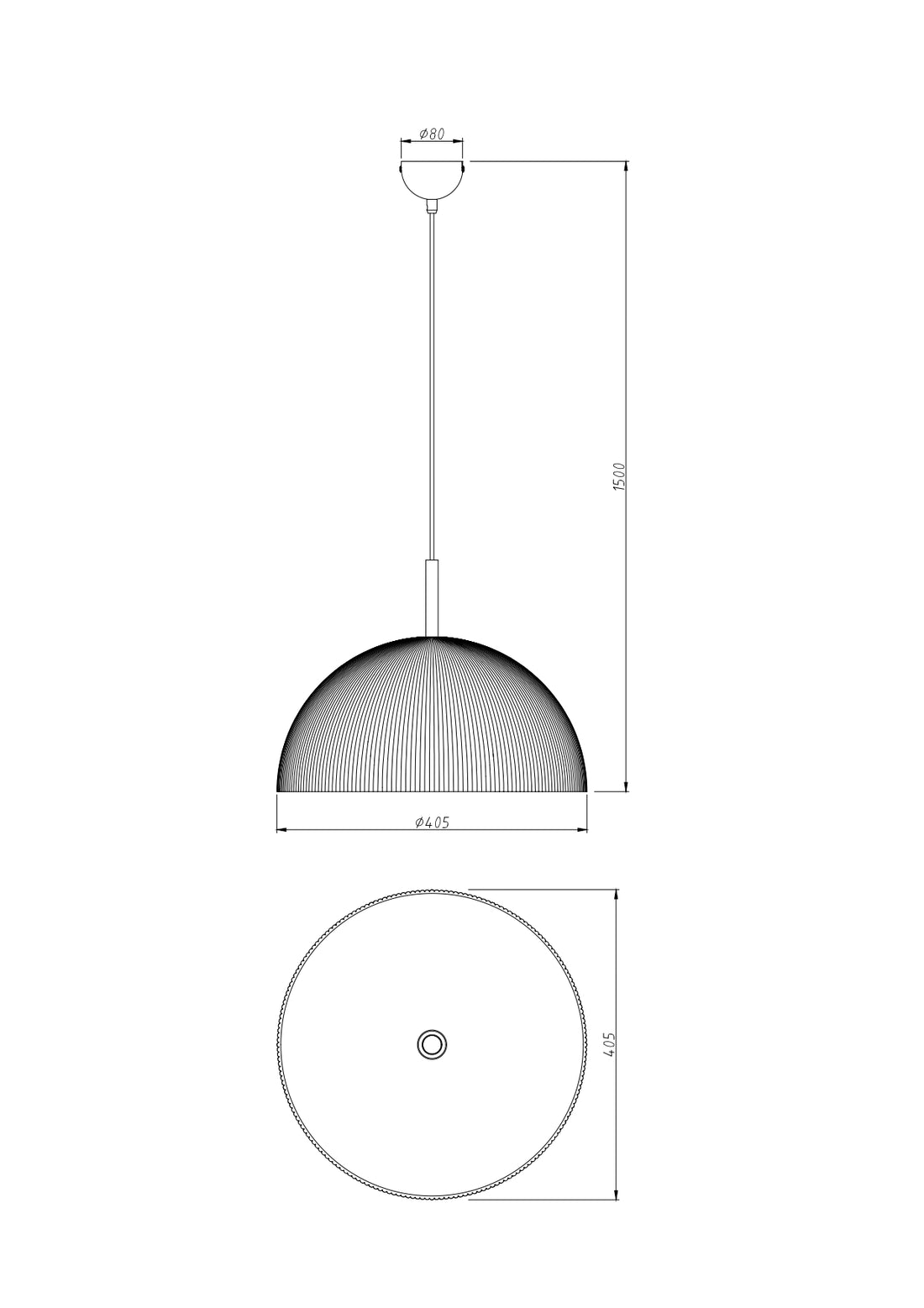 Suspension luminaire | Isluna