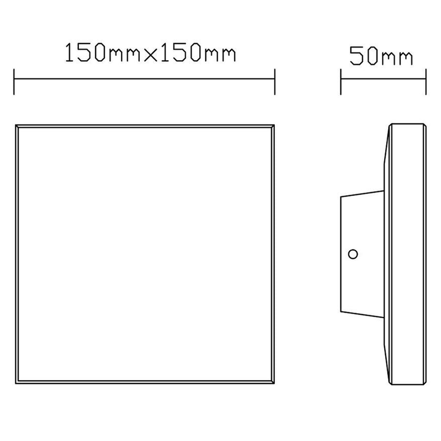 Applique extérieure LED Bora, IP54