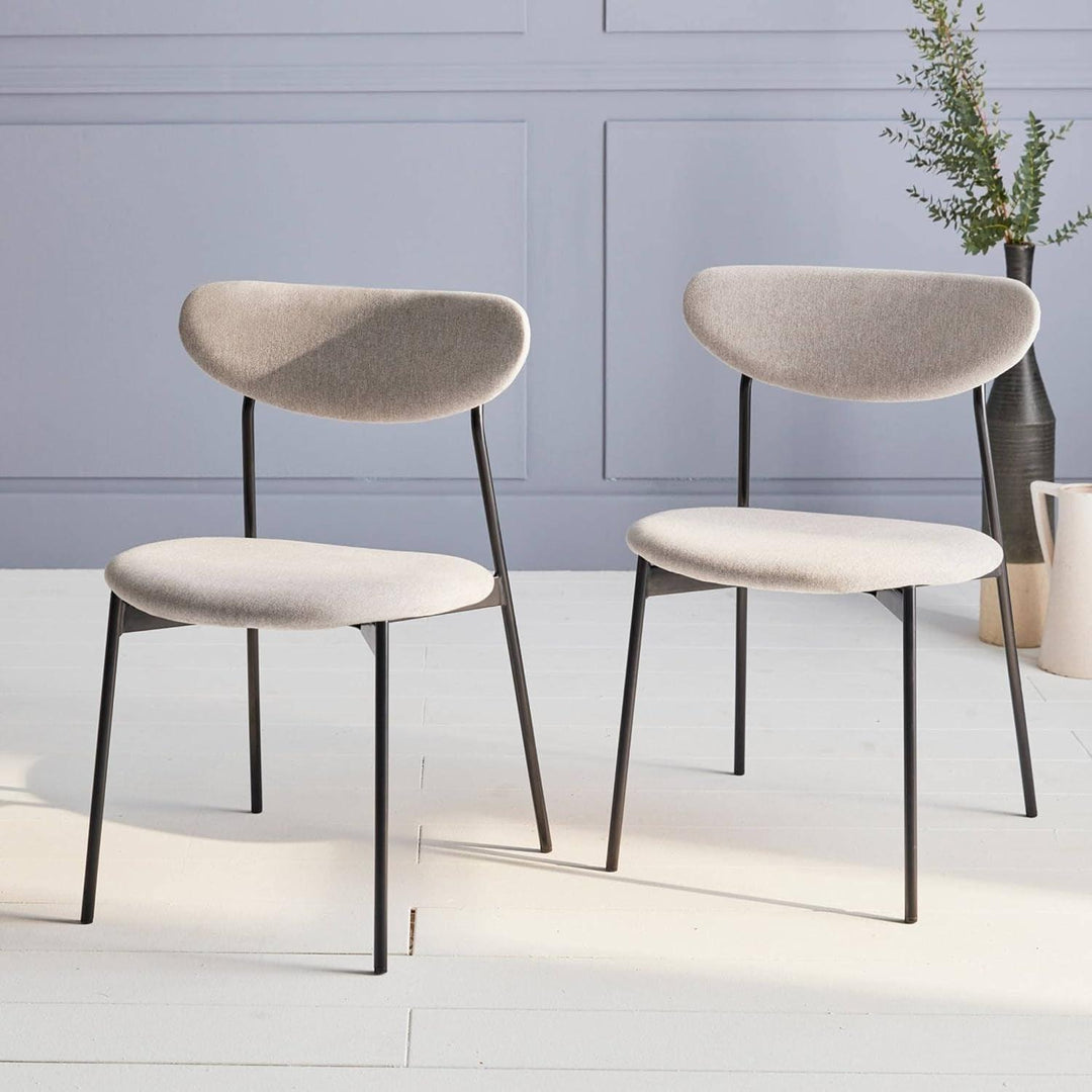 "Chaises Scandinaves Vintage Grises" | Designix - 3333    - https://designix.fr/