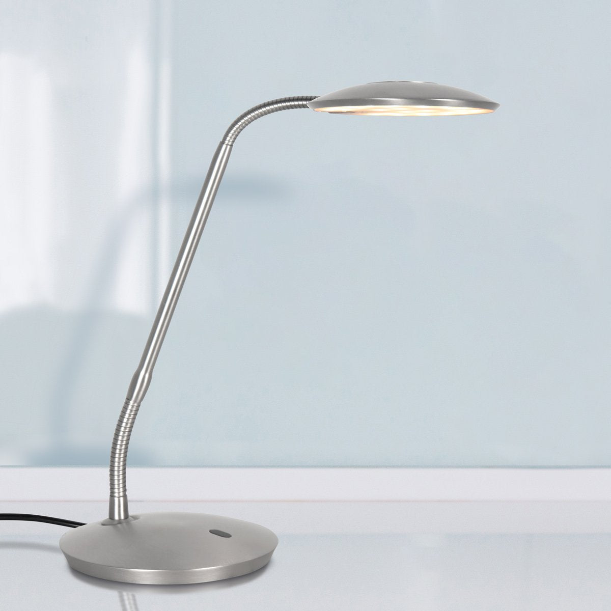 Lampe à poser Biron argenté