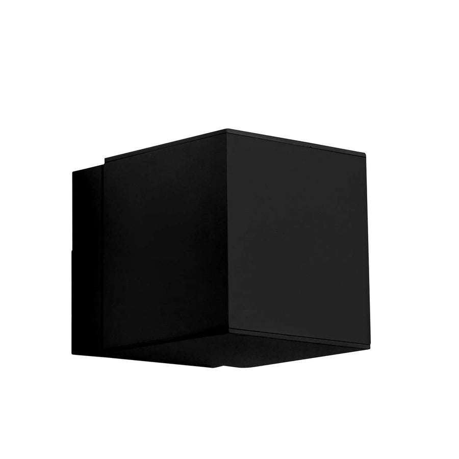 Applique murale Dau en aluminium, noir, hauteur 8,4 cm