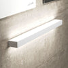 Applique murale LED Mera en acier, blanc, hauteur 4,5 cm, 3000 K, 24 W