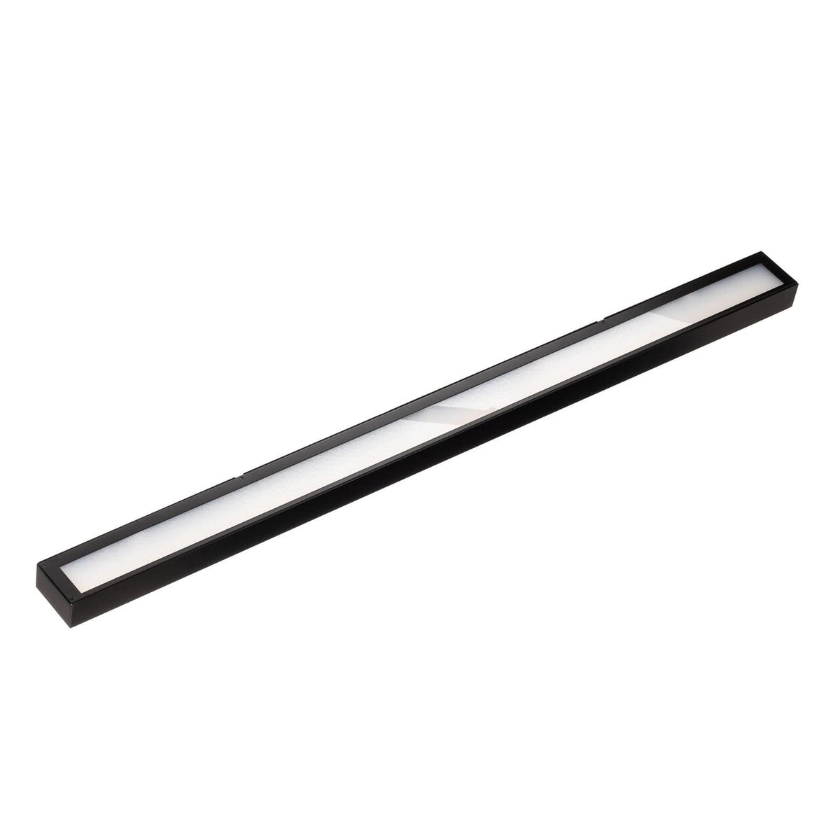 Applique murale LED Mera en acier, noir et blanc, hauteur 4,5 cm, 3000 K, 28 W