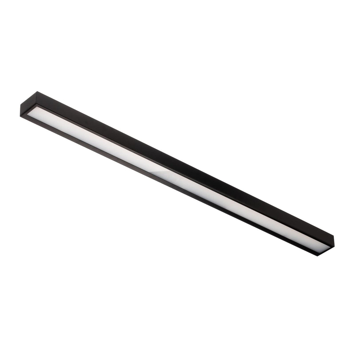Applique murale LED Mera en acier, noir et blanc, hauteur 4,5 cm, 3000 K, 28 W