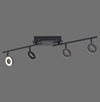 Plafonnier LED | Sileda Noir L 94 cm