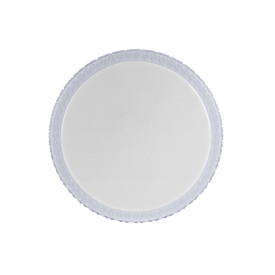 Plafonnier Frida transparent, H 6,7 cm
