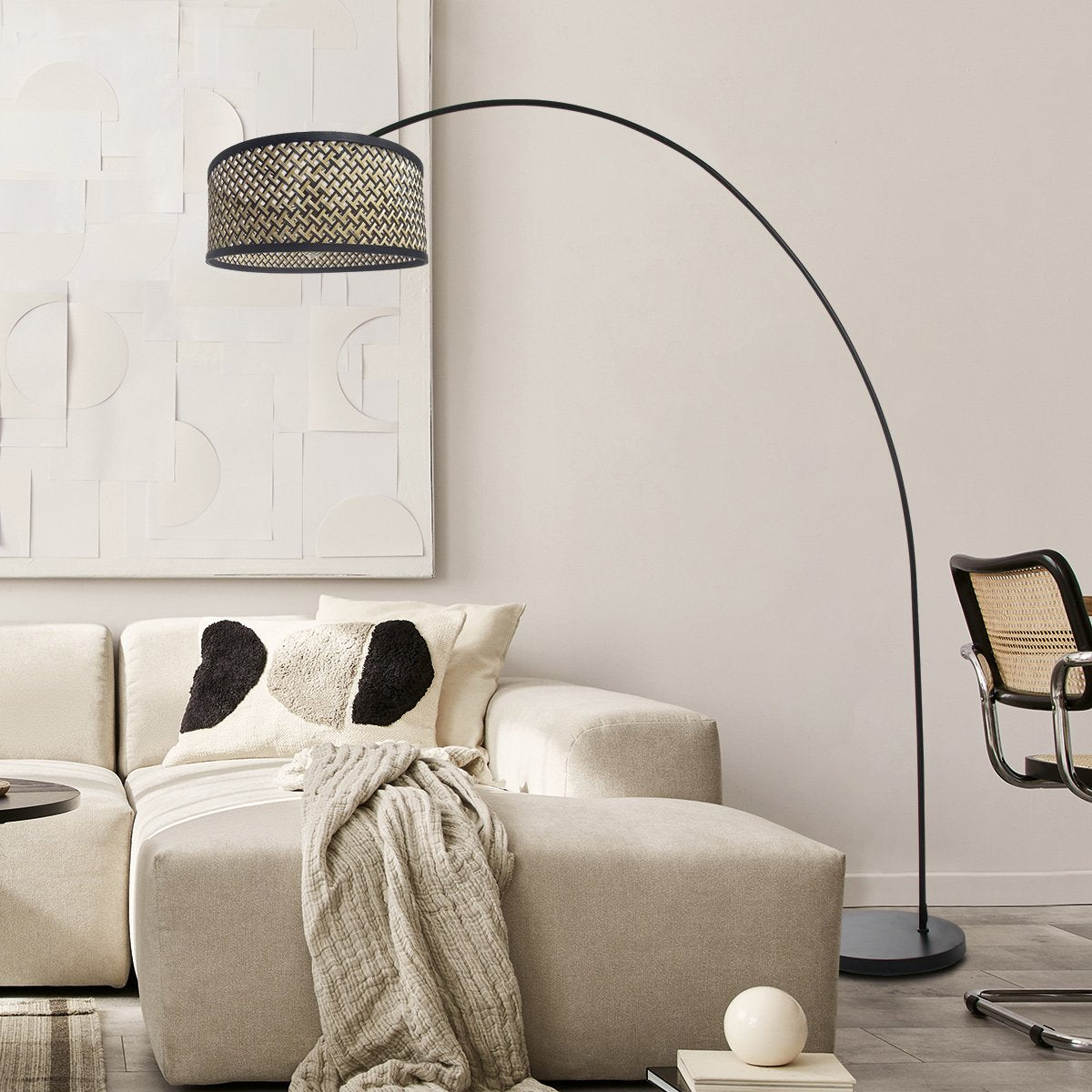 Lampadaire Solva noir