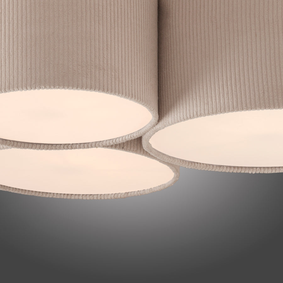 Plafonnier Green Duro 3 lumières beige