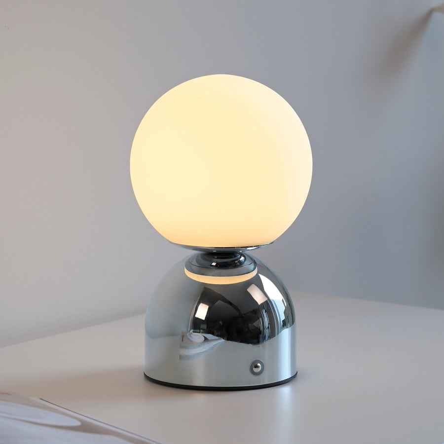 Lampe à poser Rudi chromée