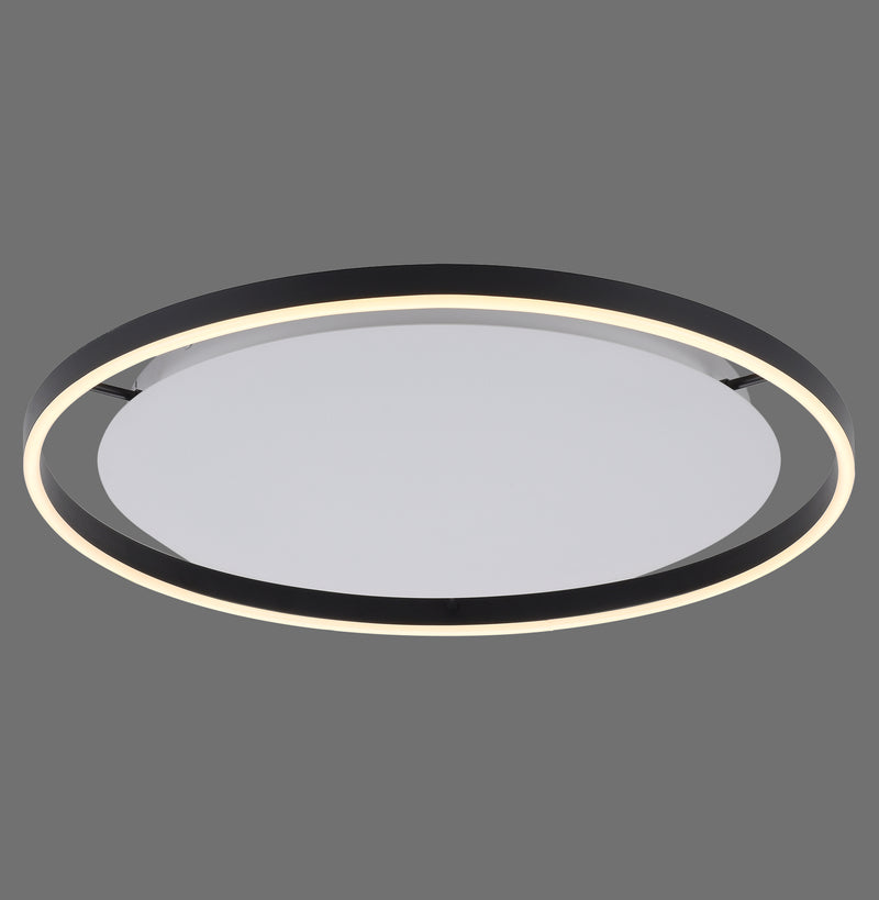 Plafonnier Ritus anthracite, L 58,5 cm