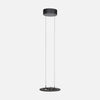 Suspension treuil réglable noire Ø 32 cm, LED 4000 lm | Soleil