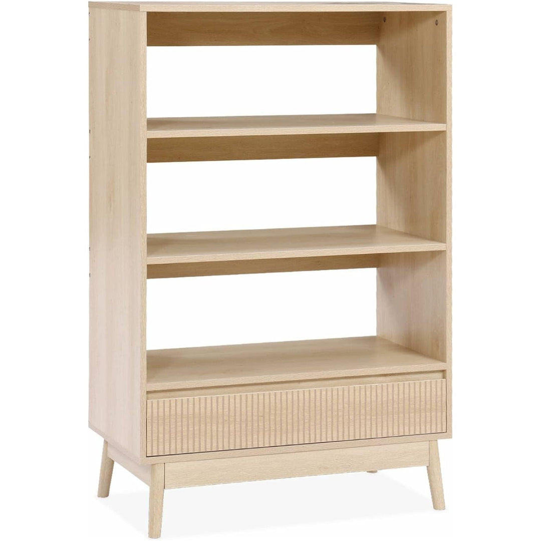 Alice'S Home - Etagère Bibliothèque. Décor Bois - 3 Niveaux - 1 Tiroir - Linear | Designix - Amazon    - https://designix.fr/