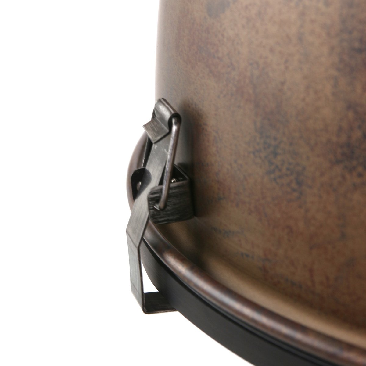 Suspension luminaire Bikkel marron