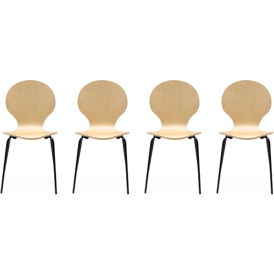 Chaises Bois Hévéa Moderne | Designix - 3333    - https://designix.fr/