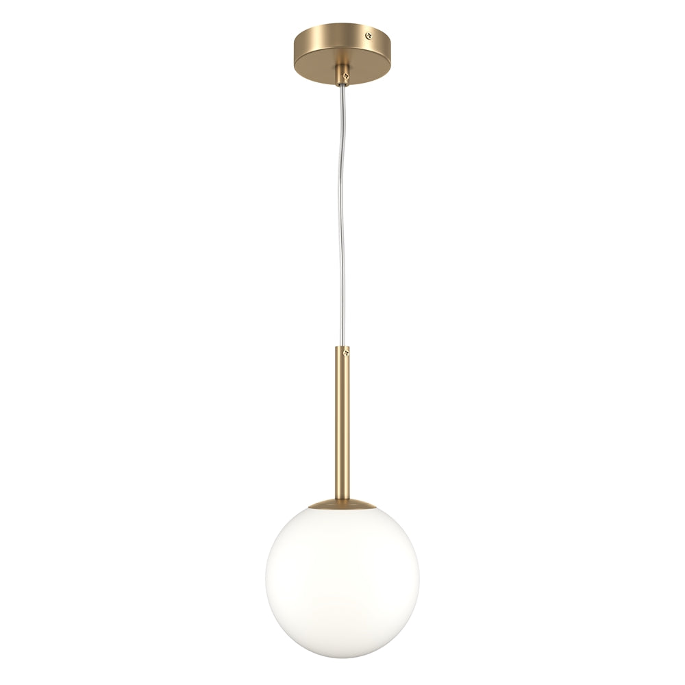 Basic form Suspension luminaire doré