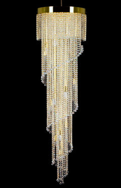 Suspension spirale en cristal L455CLN