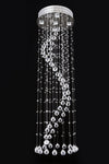 Suspension spirale en cristal