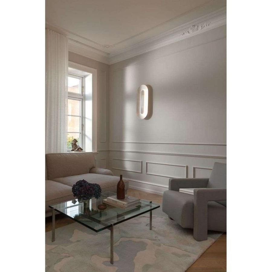 Applique murale LED Sasi en métal, argenté, hauteur 65 cm