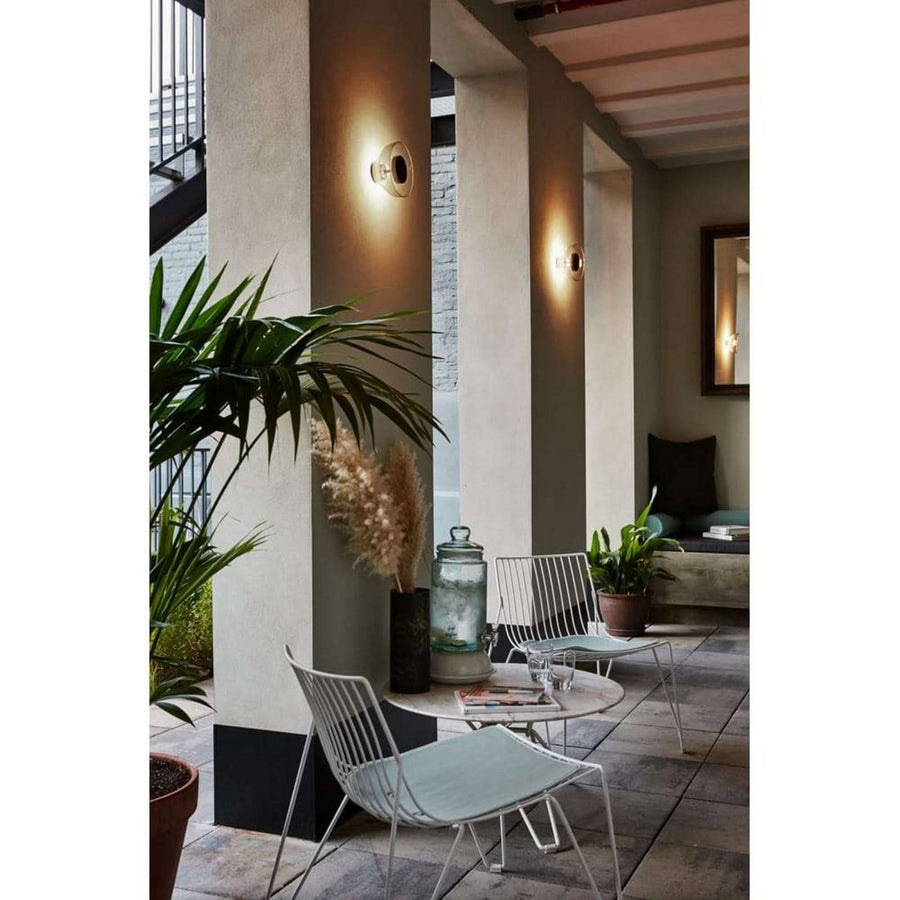 Applique murale LED Aura en aluminium, blanc, Ø 17,9 cm