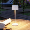 Lampe solaire d'extérieur LED Else en aluminium, blanc, Ø 10,2 cm, IP44