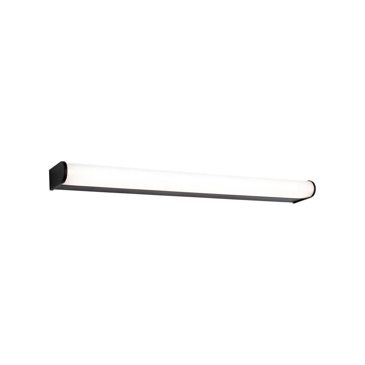 Applique murale LED Arneb en aluminium, noir et blanc satiné, hauteur 4 cm, IP44