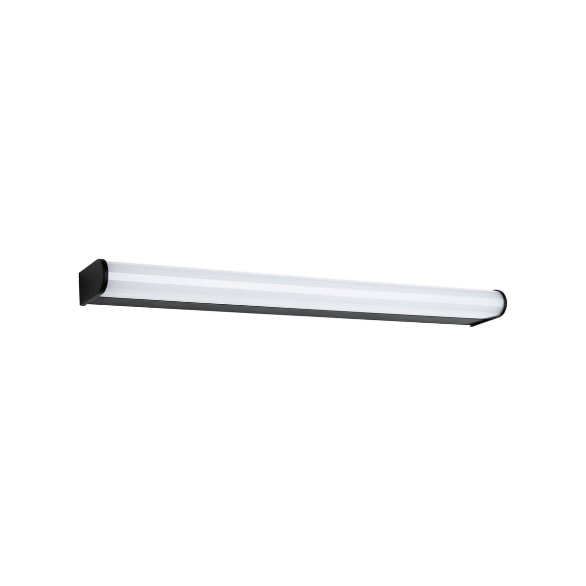 Applique murale LED Arneb en aluminium, noir et blanc satiné, hauteur 4 cm, IP44